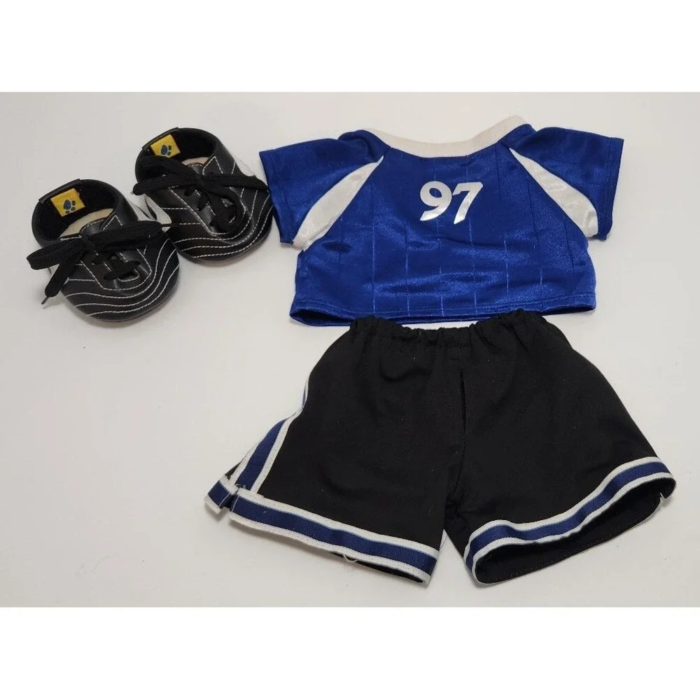 Build A Bear‎ USA Soccer Uniform with Soccer Cleats